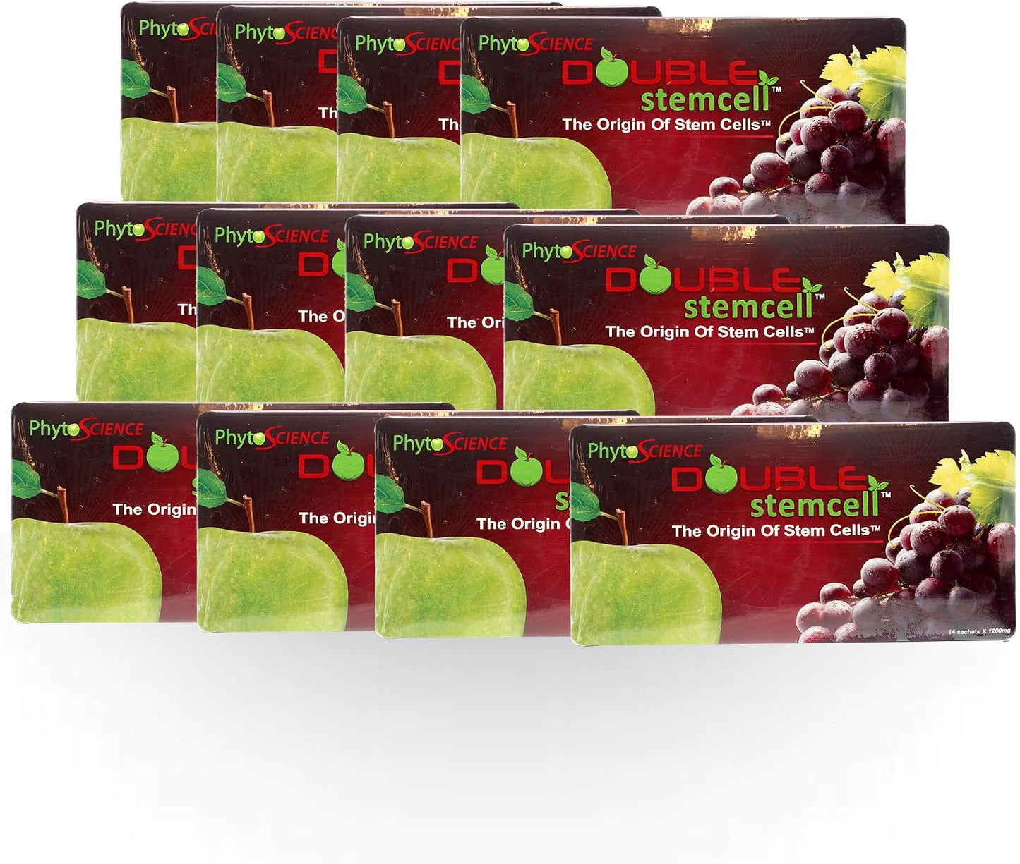 PhytoScience PhytoCellTec Apple & Grape Double Stem Cell Supplement - Swiss Quality Formula (12 Pack) - görsel 1