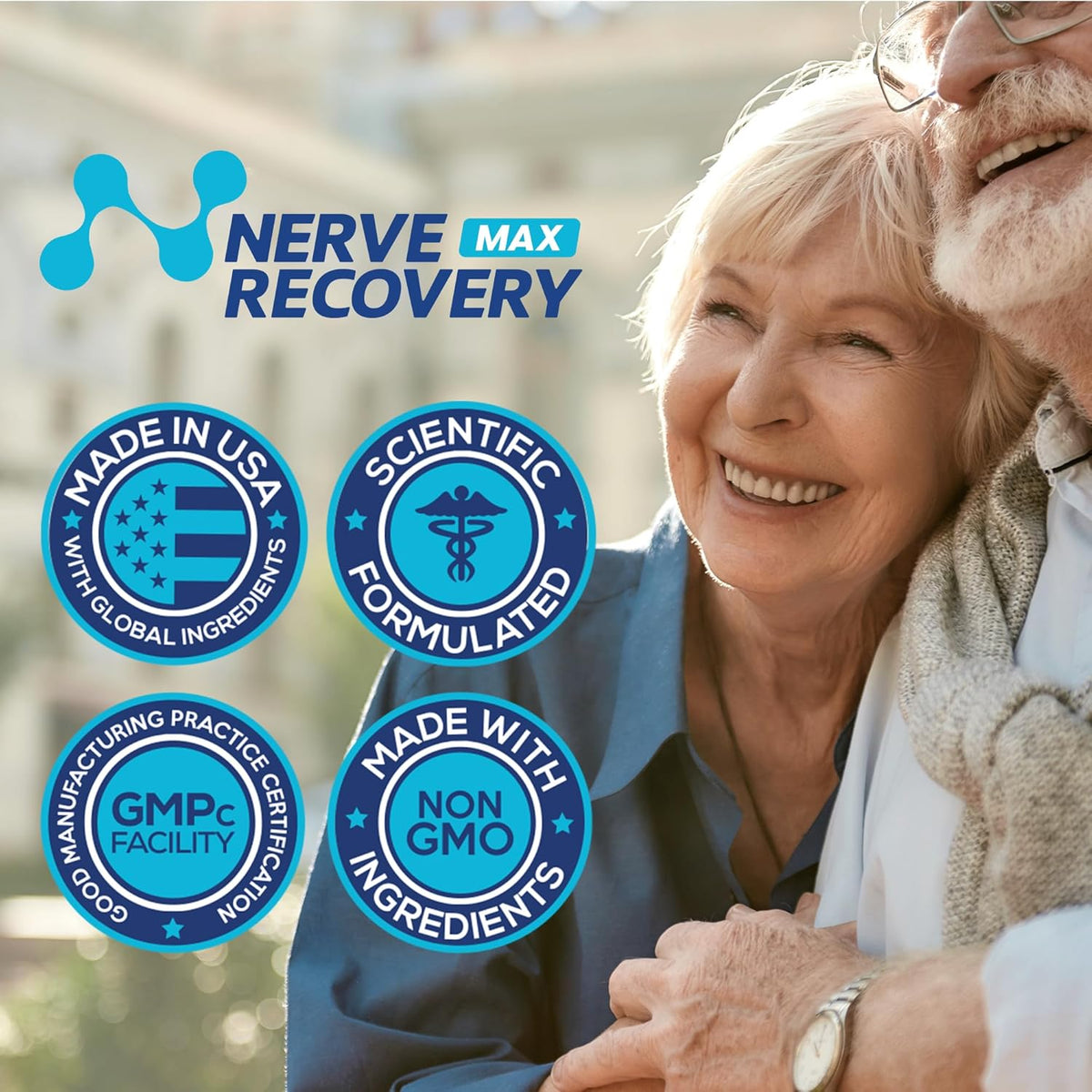 Non-GM Advanced Nerve Support Supplement with Vitamin D3 and Alpha Lipoic Acid - 60-Day Supply (2 Bottles) - görsel 6