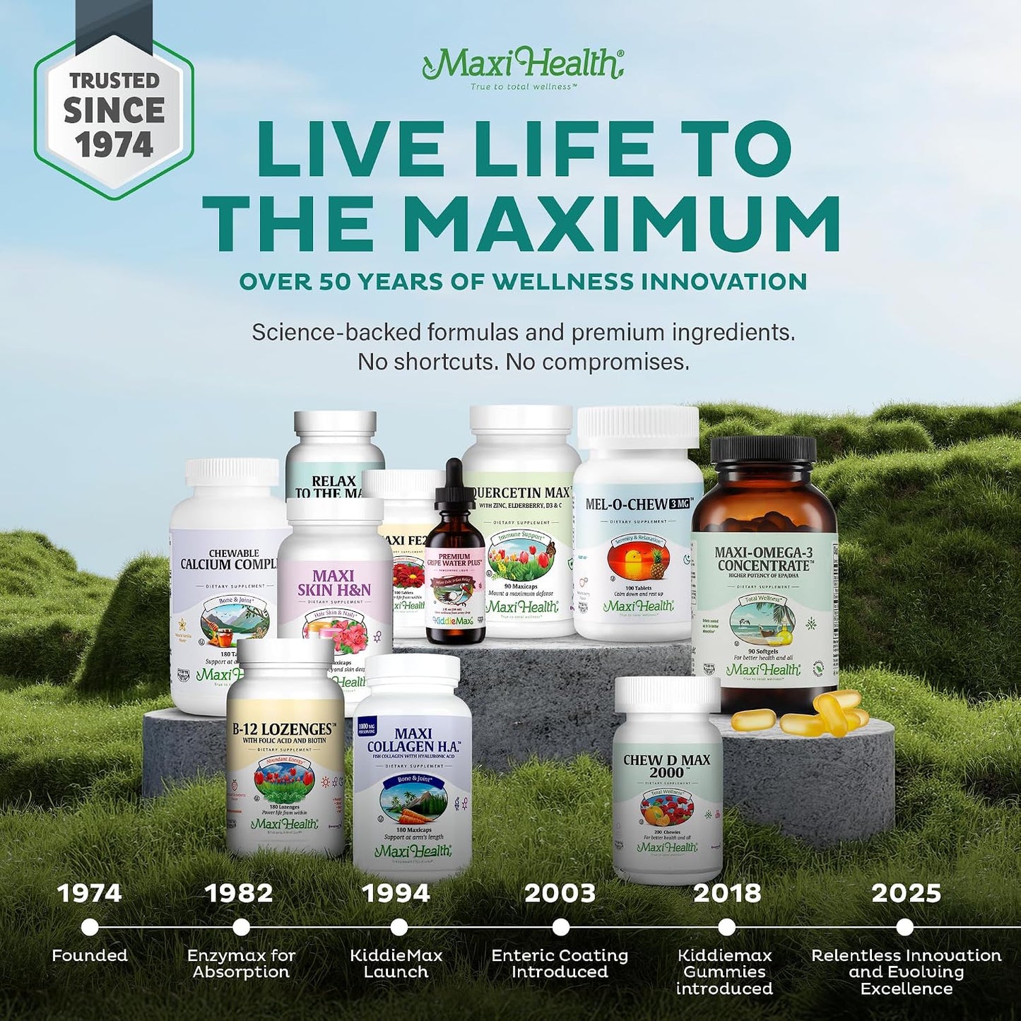 Maxi Health Multivitamin – Easy-to-Swallow Multi Vitamin Capsules with 30 Nutrients, Iron & Probiotics – Kosher Daily Multivitamins for Wellness Support and Digestive Ease (120 Capsules) - görsel 8