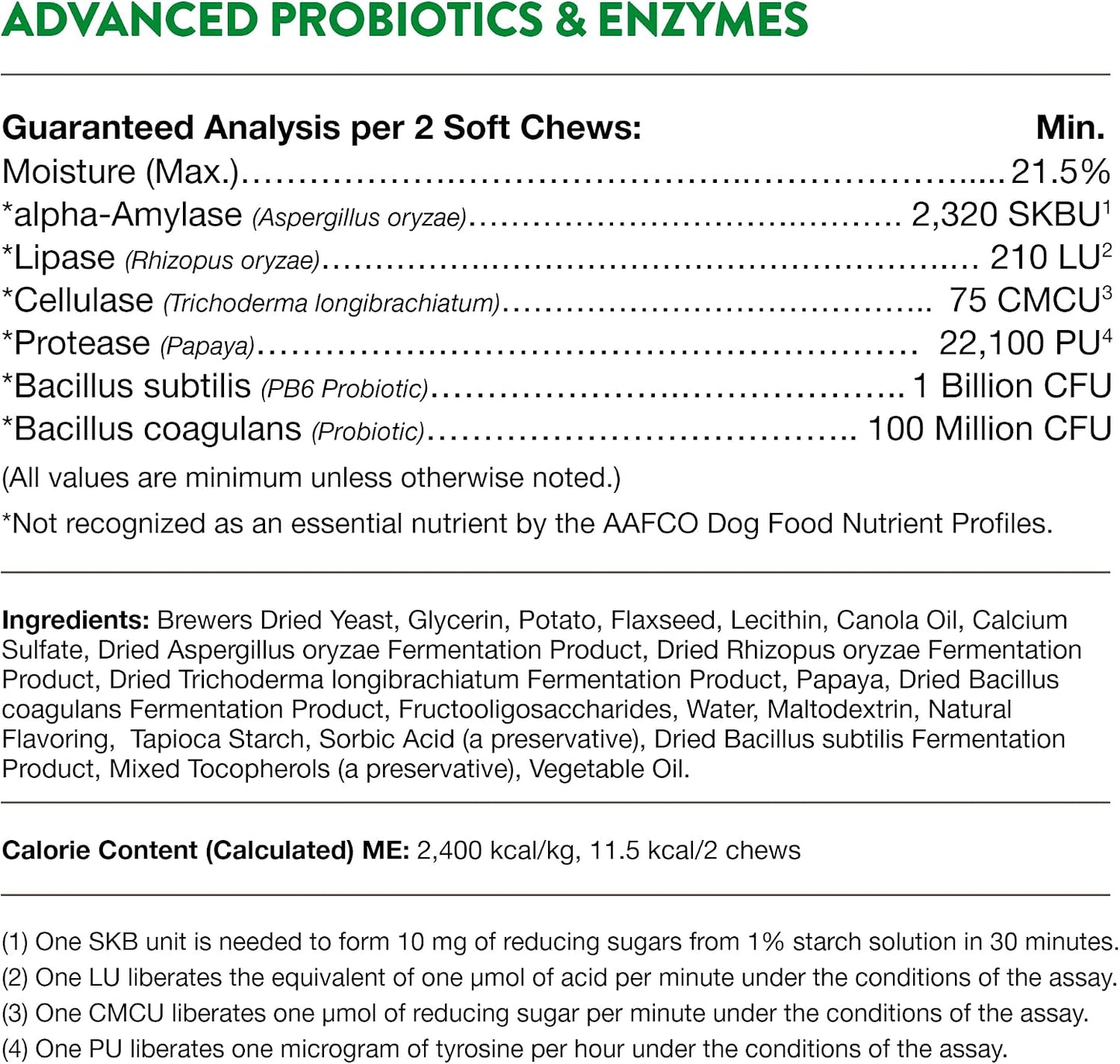 NaturVet Advanced Probiotics & Enzymes PB6 Dog Soft Chews - Hickory Smoked Bacon Flavour, 70 Chews - görsel 7