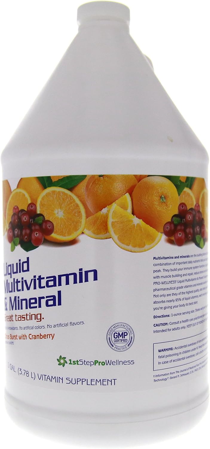 1st Step For Energy Vitamins and Minerals Liquid Supplement - Citrus Flavour (3.78 Litres) - görsel 2