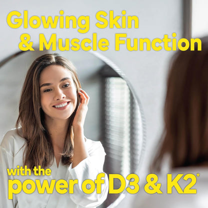 Sunshine Vitamin D3 25 mcg (1000 IU) with Vitamin K2