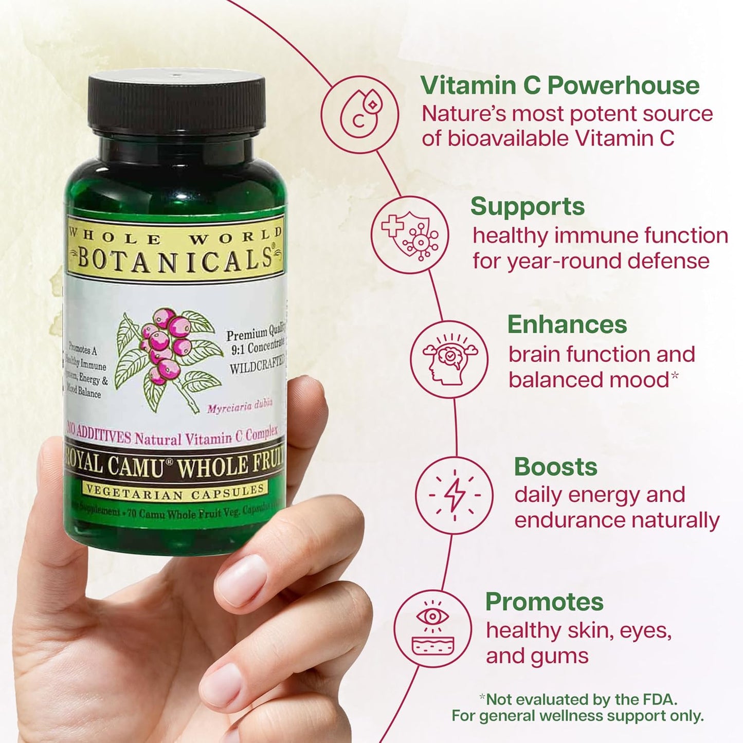 Royal Camu -Camu Gel Capsules - Whole Fruit Capsules - görsel 4