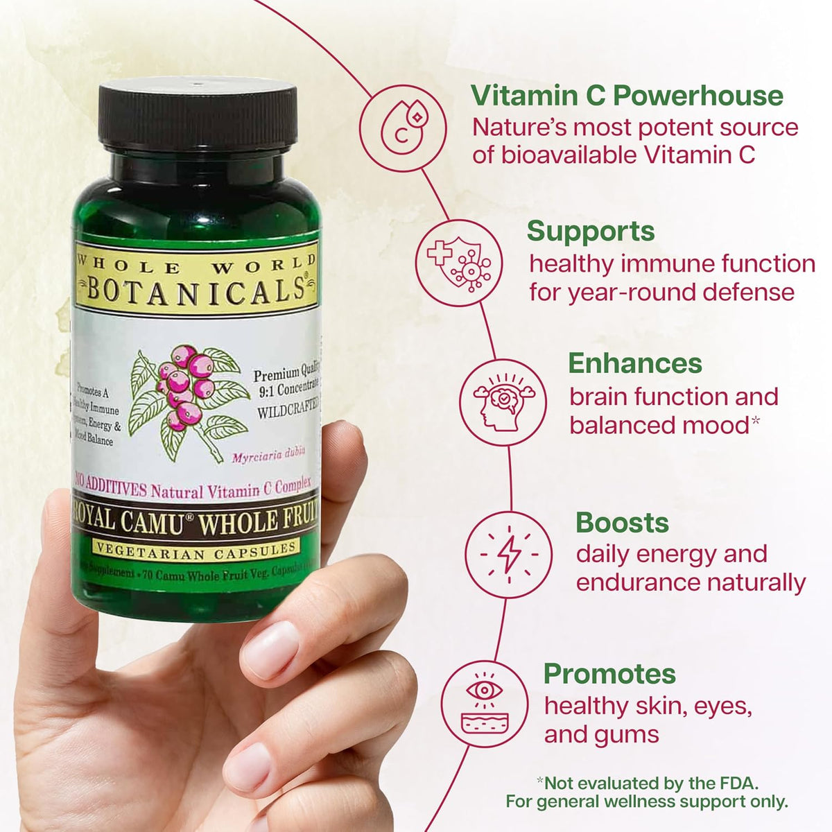 Royal Camu -Camu Gel Capsules - Whole Fruit Capsules - görsel 4