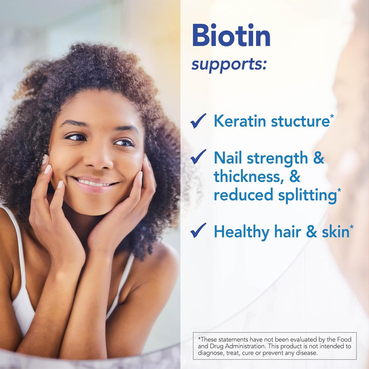 Patient One Biotin 8mg, 60 Capsules – Supplement for Hair, Skin and Nail Health - görsel 4