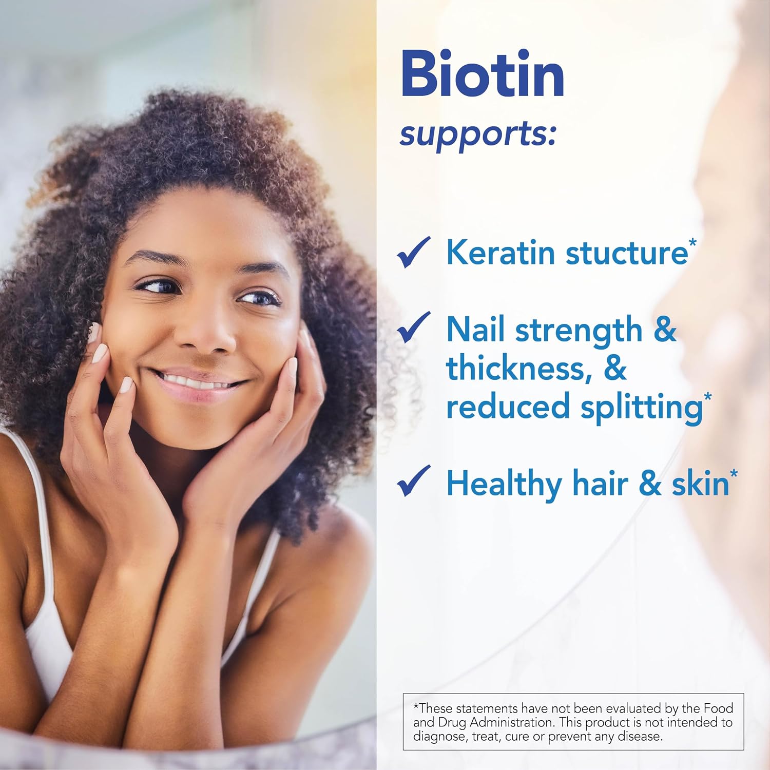 Patient One Biotin 8mg, 60 Capsules – Supplement for Hair, Skin and Nail Health - görsel 4