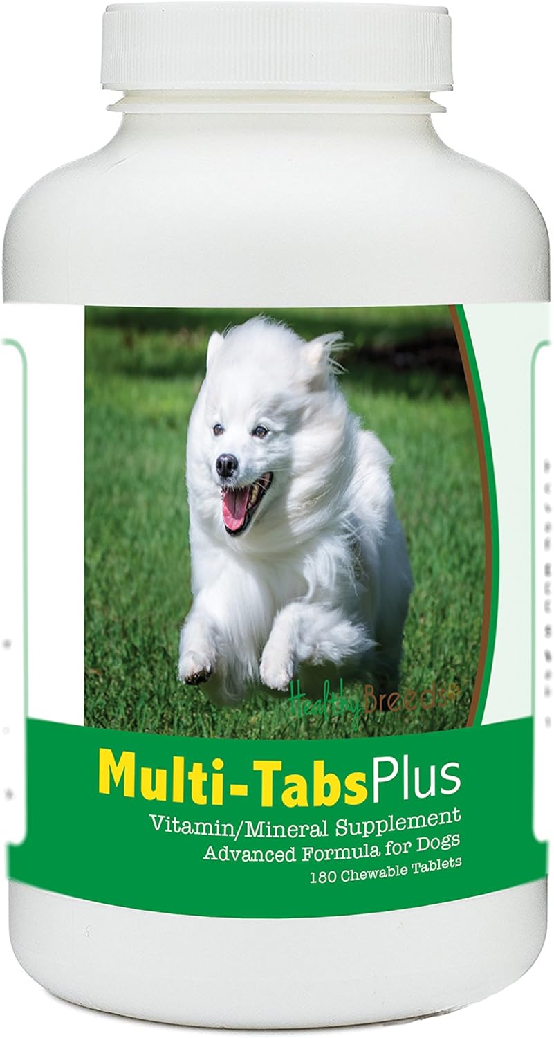 Healthy Breeds American Eskimo Dog Multi-Tabs Plus Chewable Tablets 180 Count - görsel 1