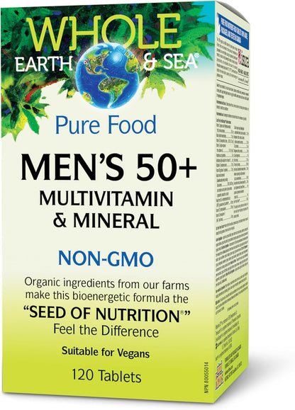 Natural Factors Men's 50+ Multivitamin & Mineral – 60 Tablets