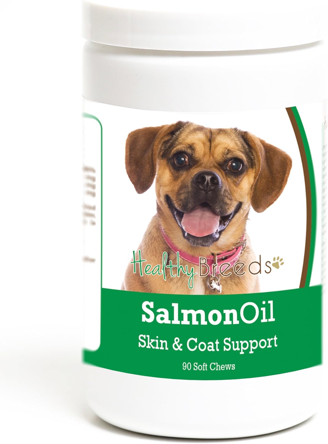Healthy Breeds Puggle Salmon Oil Soft Chews 90 Count - görsel 1
