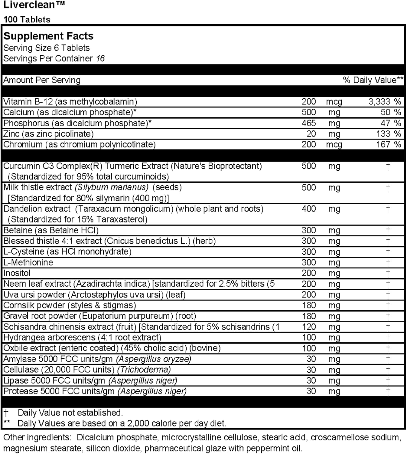 Dr. Venessa's Formulae™ Liverclean™ - 100 Tablets - görsel 3