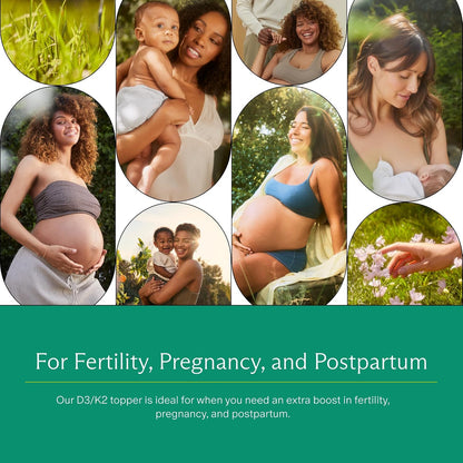 Needed. Expertly Formulated Prenatal Vitamin D3 & K2 | for Fertility, Pregnancy, Breastfeeding and Postpartum | 60 Capsules