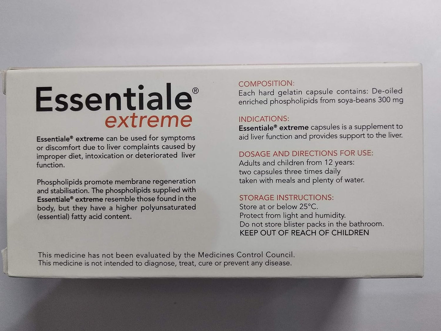 Essentiale Extreme – Essential Phospholipids Liver Support Supplement (50 Capsules) - görsel 3