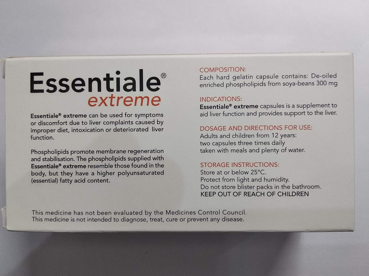 Essentiale Extreme – Essential Phospholipids Liver Support Supplement (50 Capsules) - görsel 3
