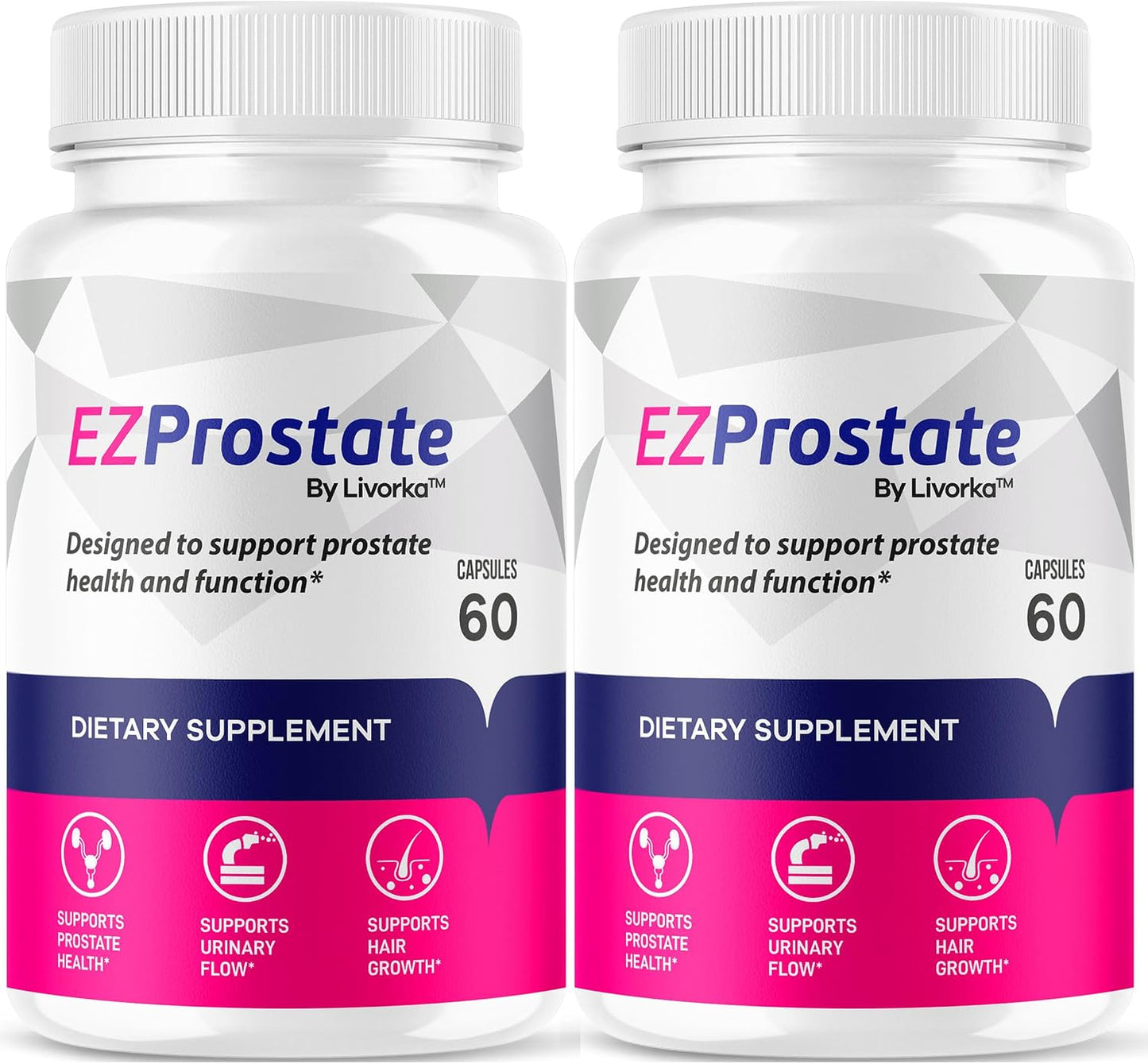 EZ Prostate Supplement - Advanced Formula for Men (Pack of 2, 120 Capsules) - görsel 1