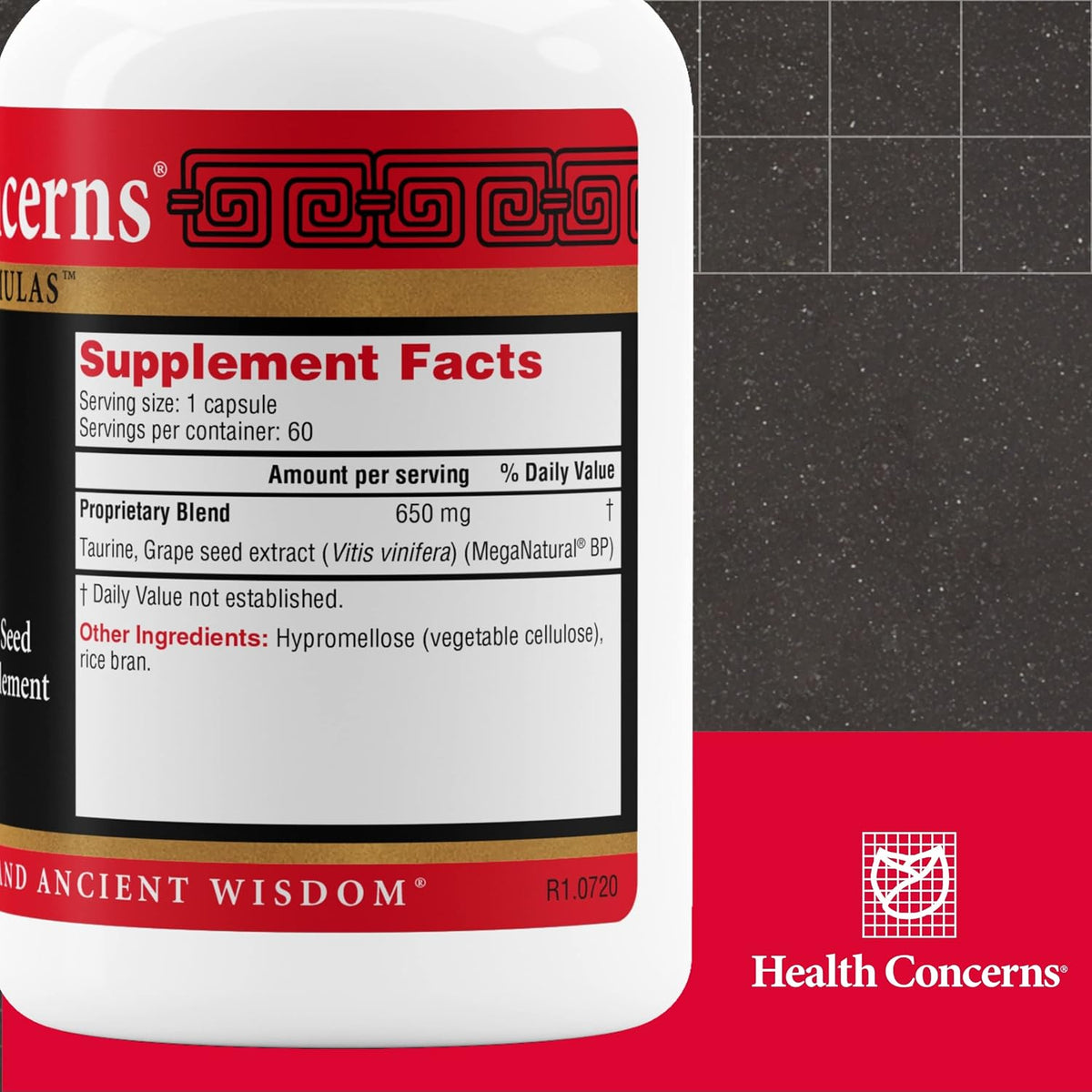 Health Concerns IBP – Heart Health Supplement with Taurine & Grape Seed Extract - görsel 2