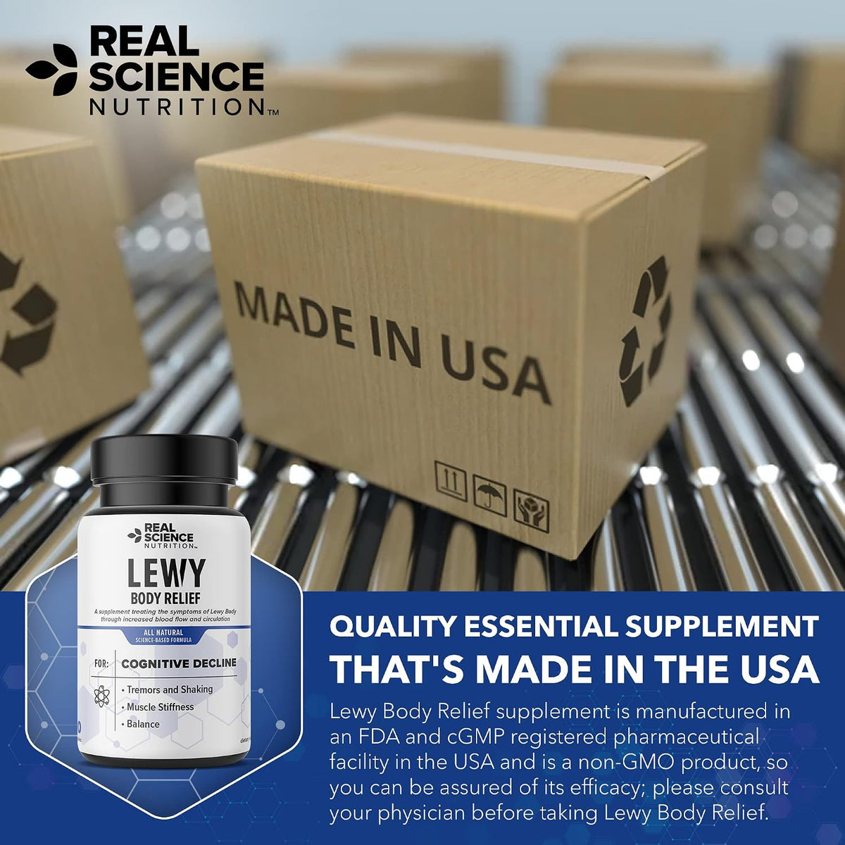 Real Science Nutrition Lew-X – Cognitive Support Supplement for Memory & Muscle Relaxation - görsel 8
