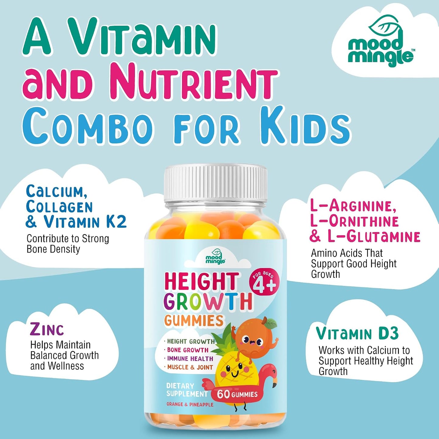 Children's Height Support Gummies - Mood Mingle - görsel 6