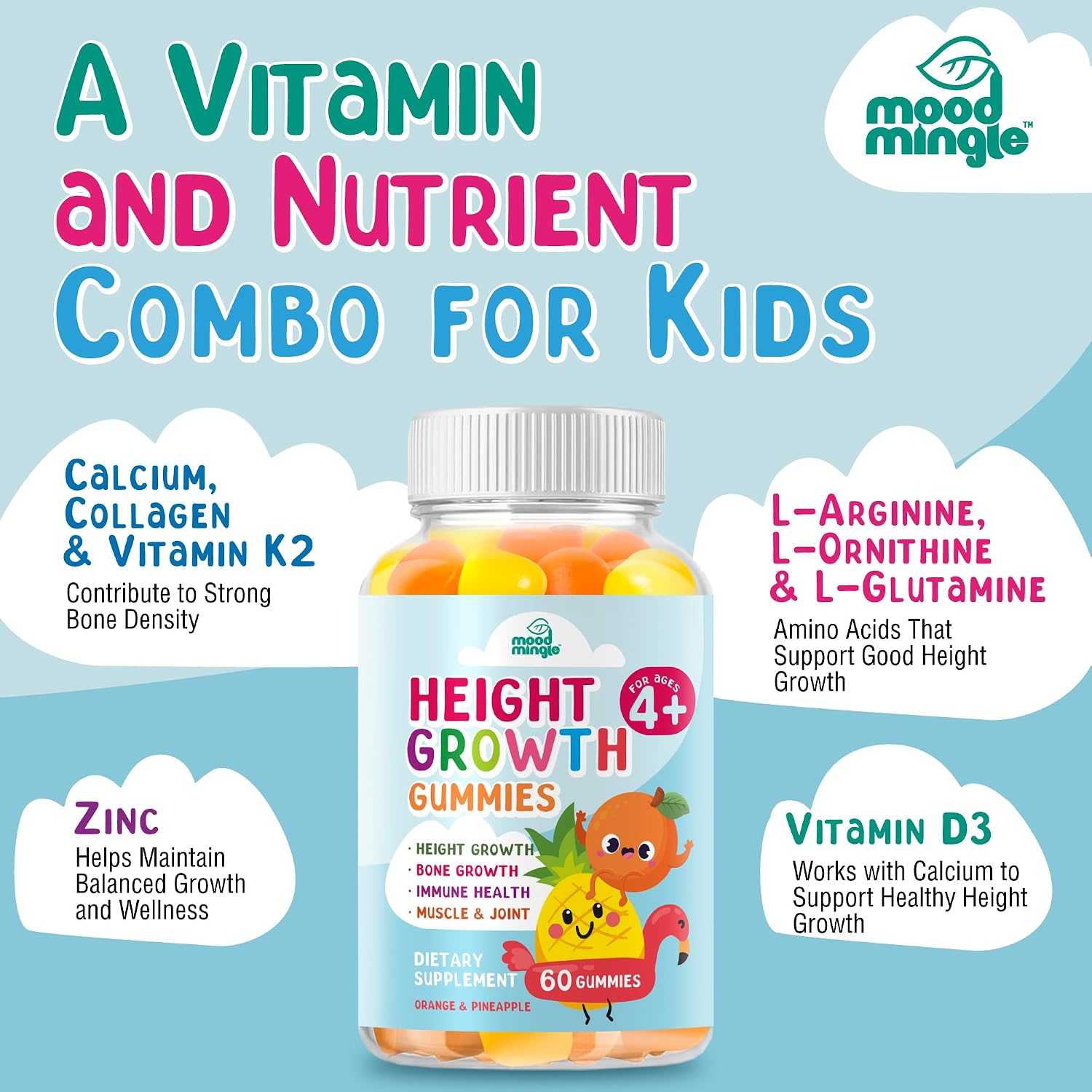 Children's Height Support Gummies - Mood Mingle - görsel 6