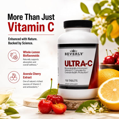 Beverly International Ultra-C, 100 Sustained-Release Vitamin C Tablets