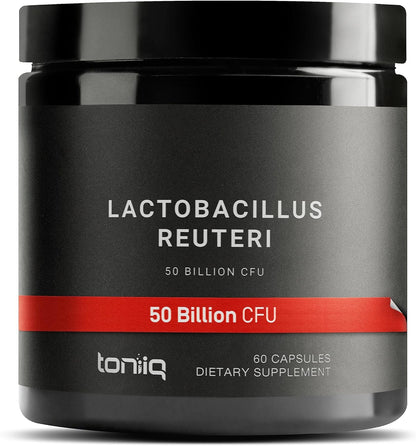 Toniiq Lactobacillus Reuteri Probiotic – 50 Billion CFU – 60 Vegetarian Capsules