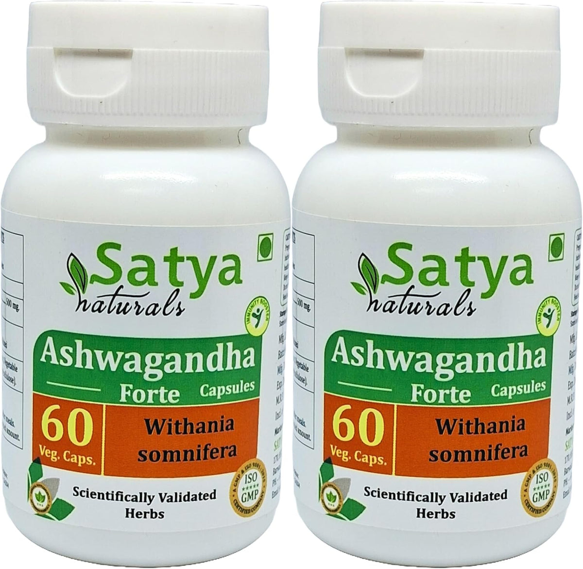 Ashwagandha Forte Capsules 500 mg – 60 Vegan Capsules (4-Pack) - görsel 8