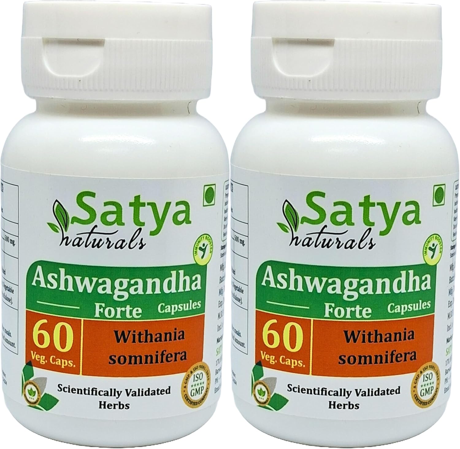 Ashwagandha Forte Capsules 500 mg – 60 Vegan Capsules (4-Pack) - görsel 8