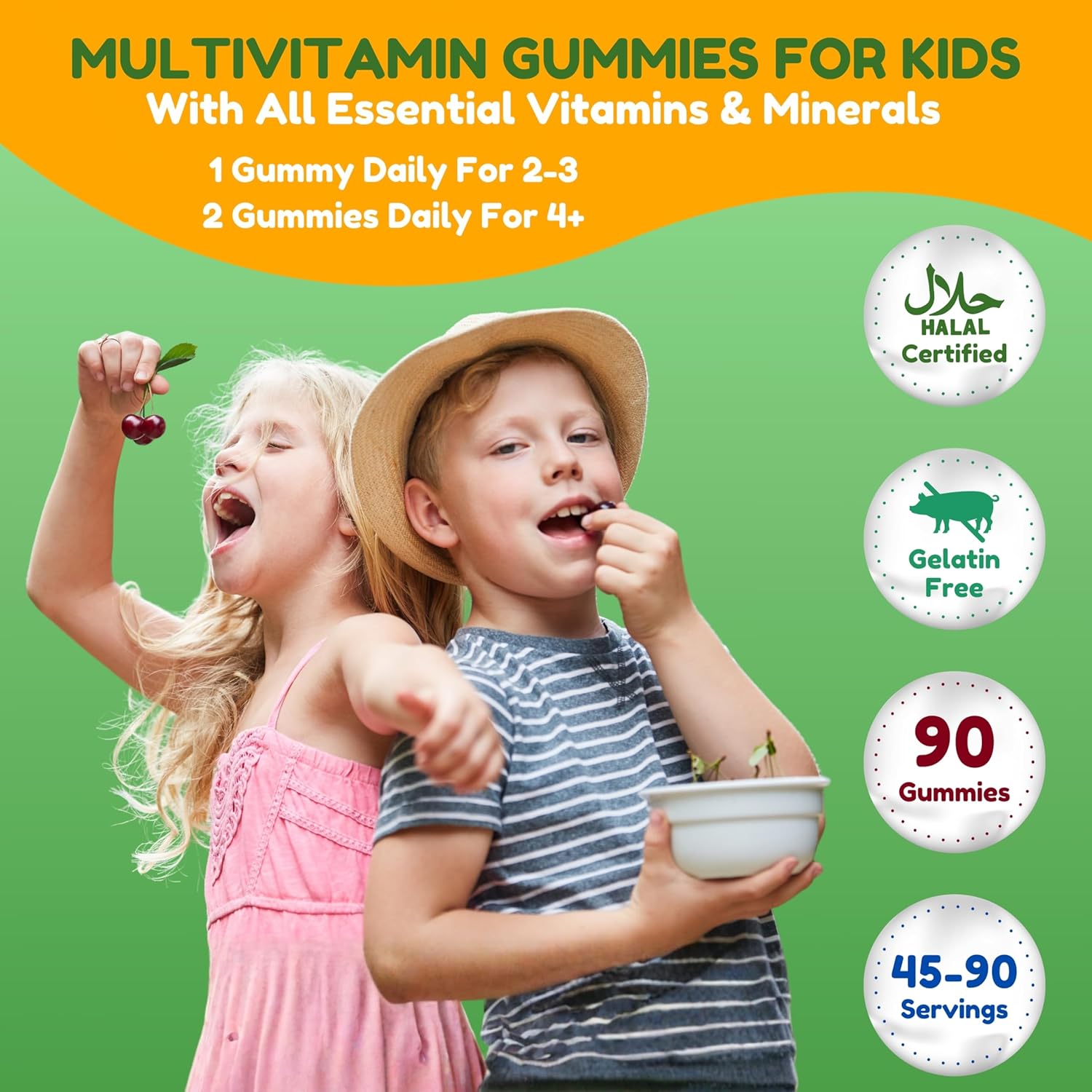 SHIFAA NUTRITION Halal Kids Multivitamin Gummies - Essential Vitamins for Toddlers & Children - görsel 3