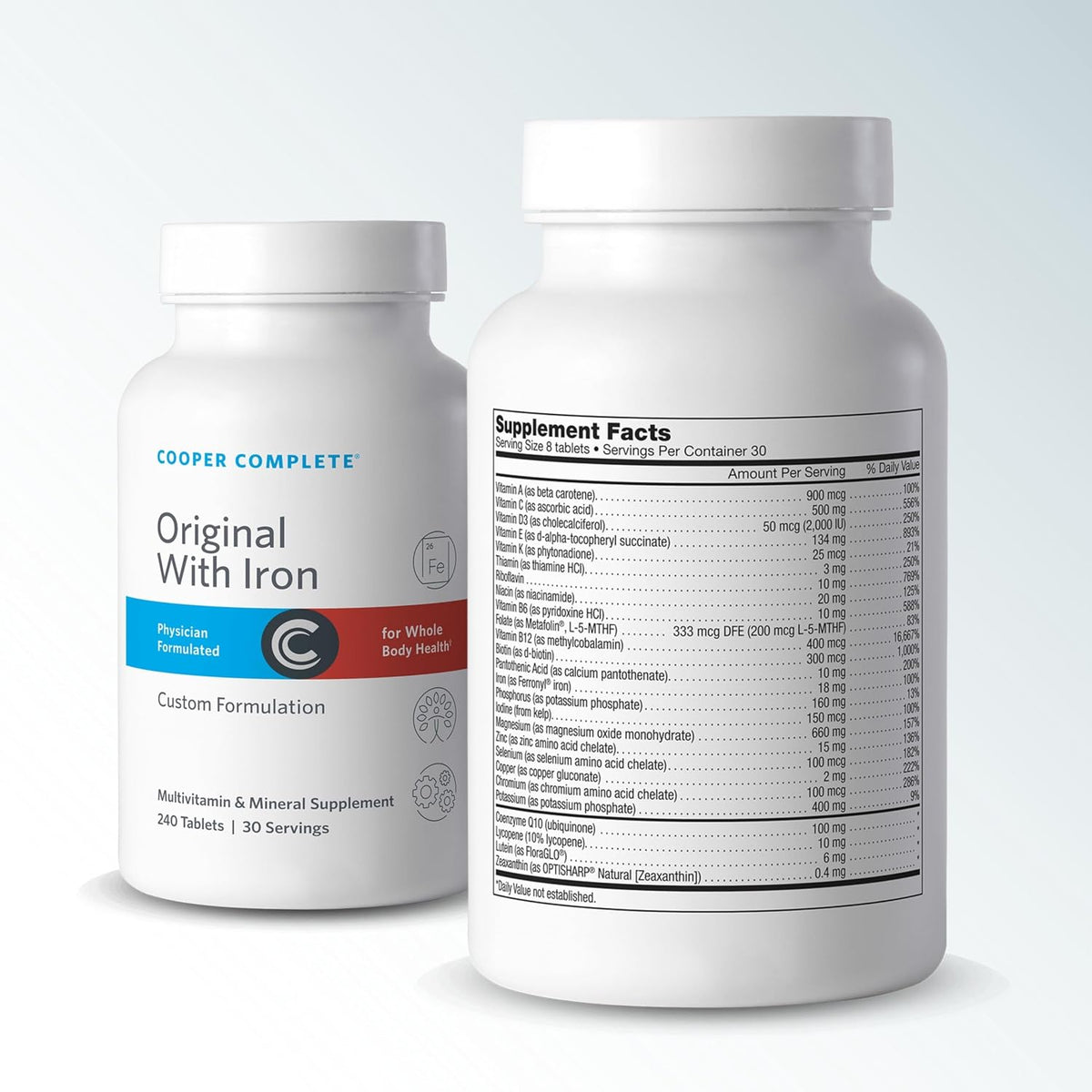 Cooper Complete Original Comprehensive Multivitamin with Iron, 30 Day Supply - görsel 2