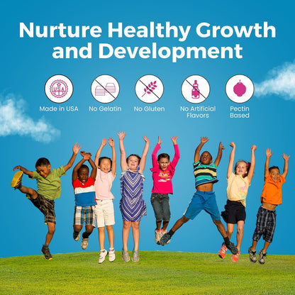 Zaytun Kids Multivitamin Gummies – Halal, Vegetarian, Natural Fruit Flavours