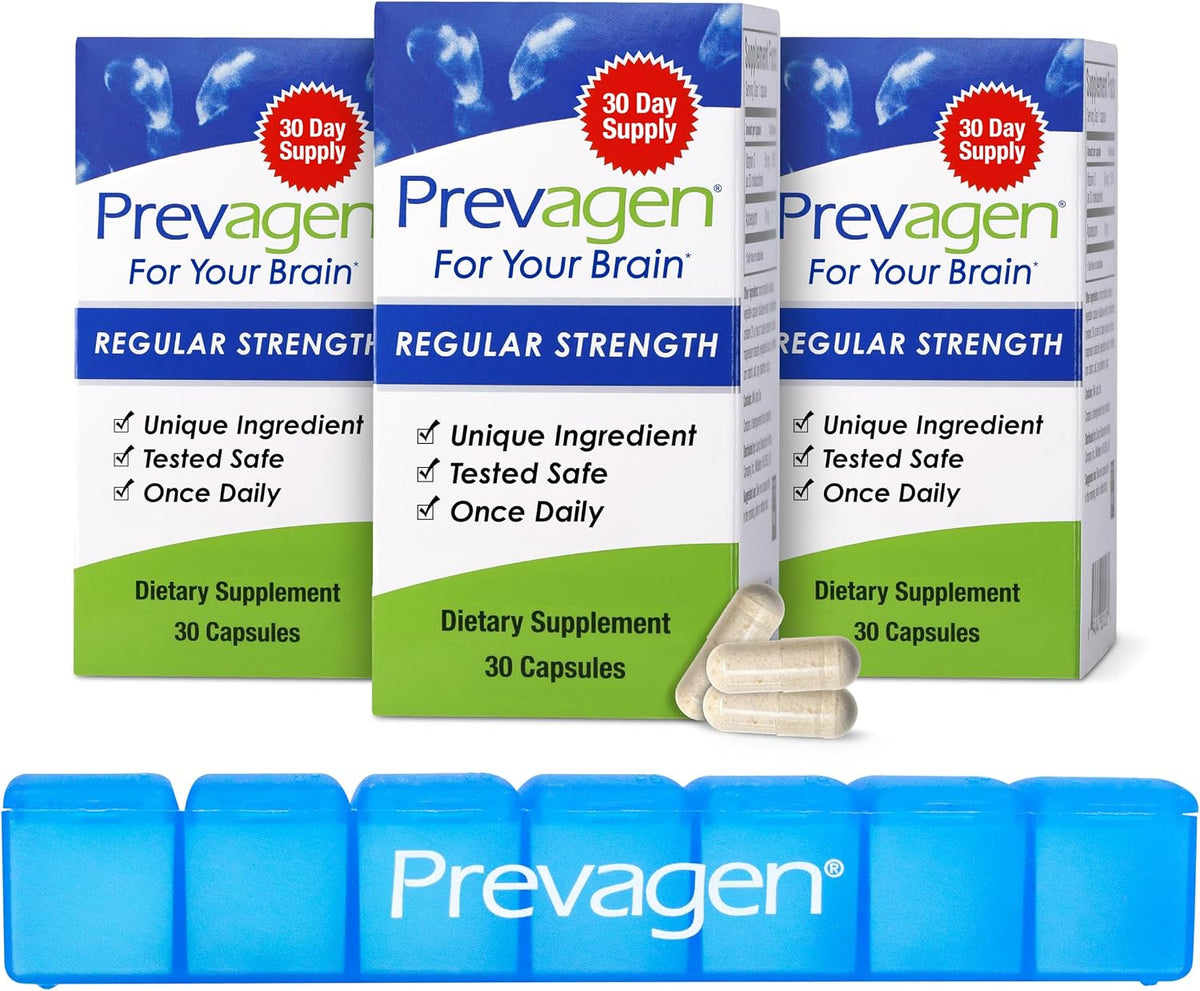 Prevagen Regular Strength - 90 Capsules (3 Month Supply) with Vitamin D3 - görsel 1