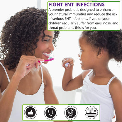 Oral Probiotic Supplement with BLIS K12 – 4 Billion CFU – Dairy-Free – Doctor Formulated