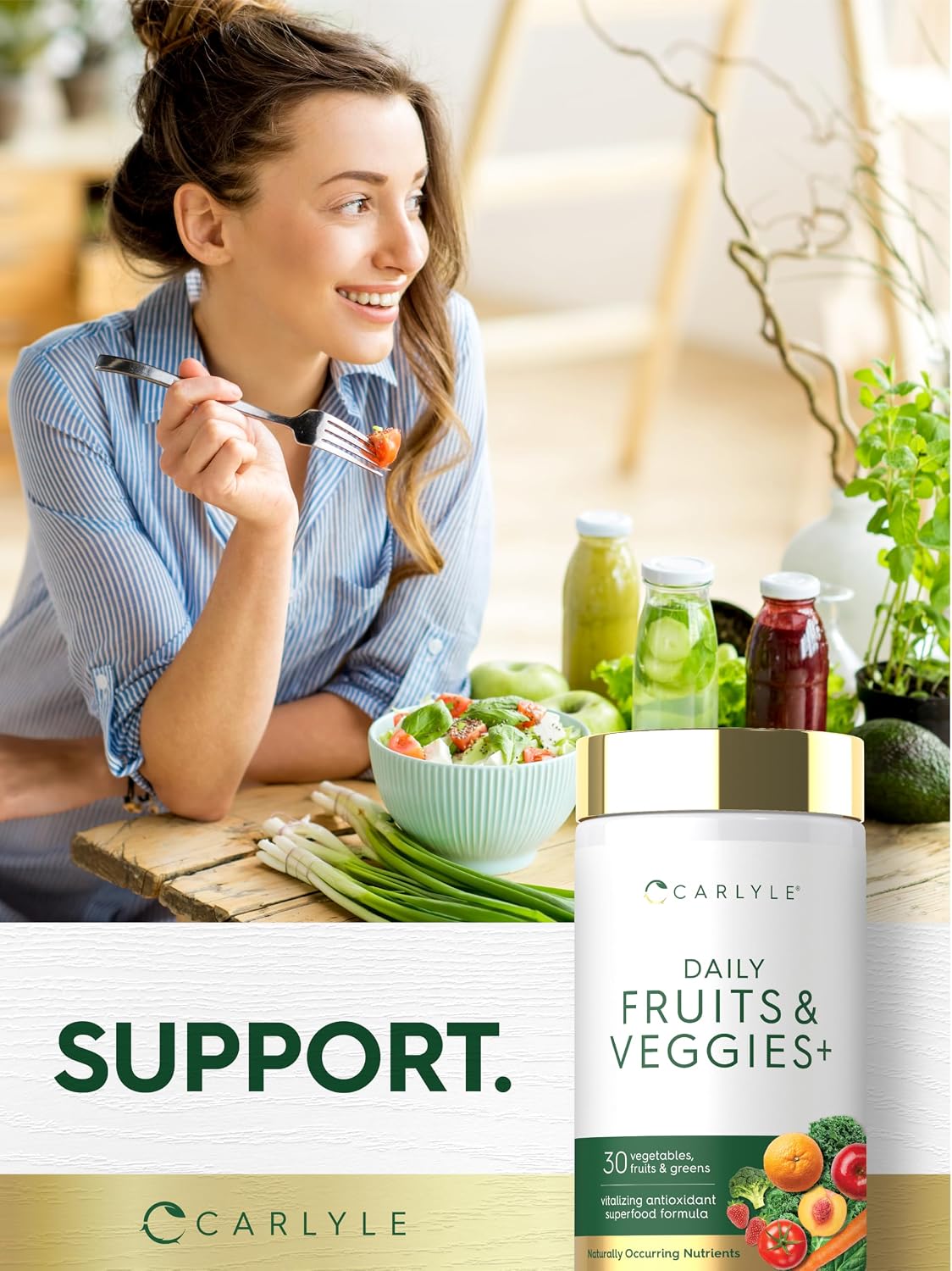 Carlyle Fruits and Veggies Supplement - 250 Capsules - görsel 6