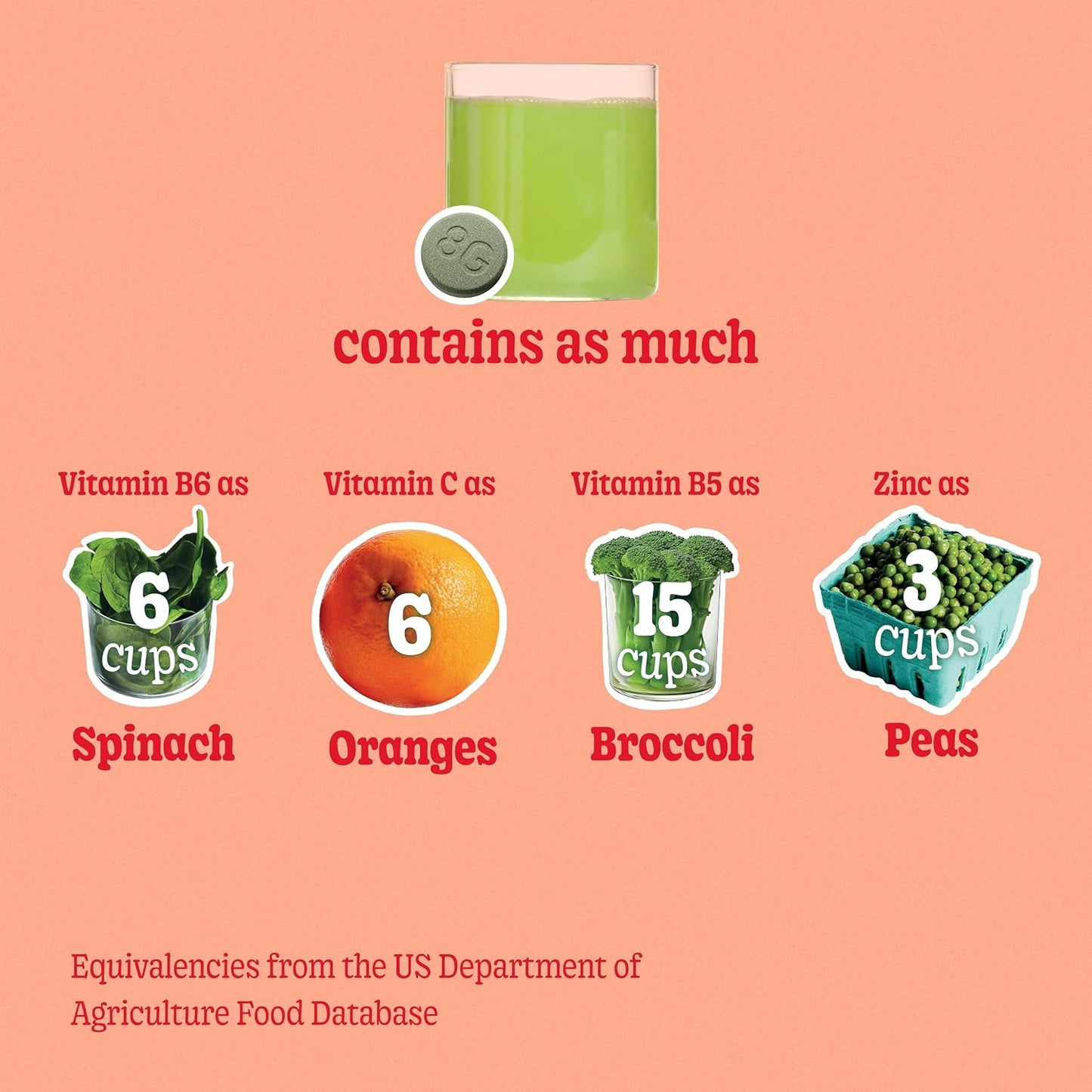 8Greens Supergreens Effervescent Tablets, Blood Orange, 30 Servings - görsel 6