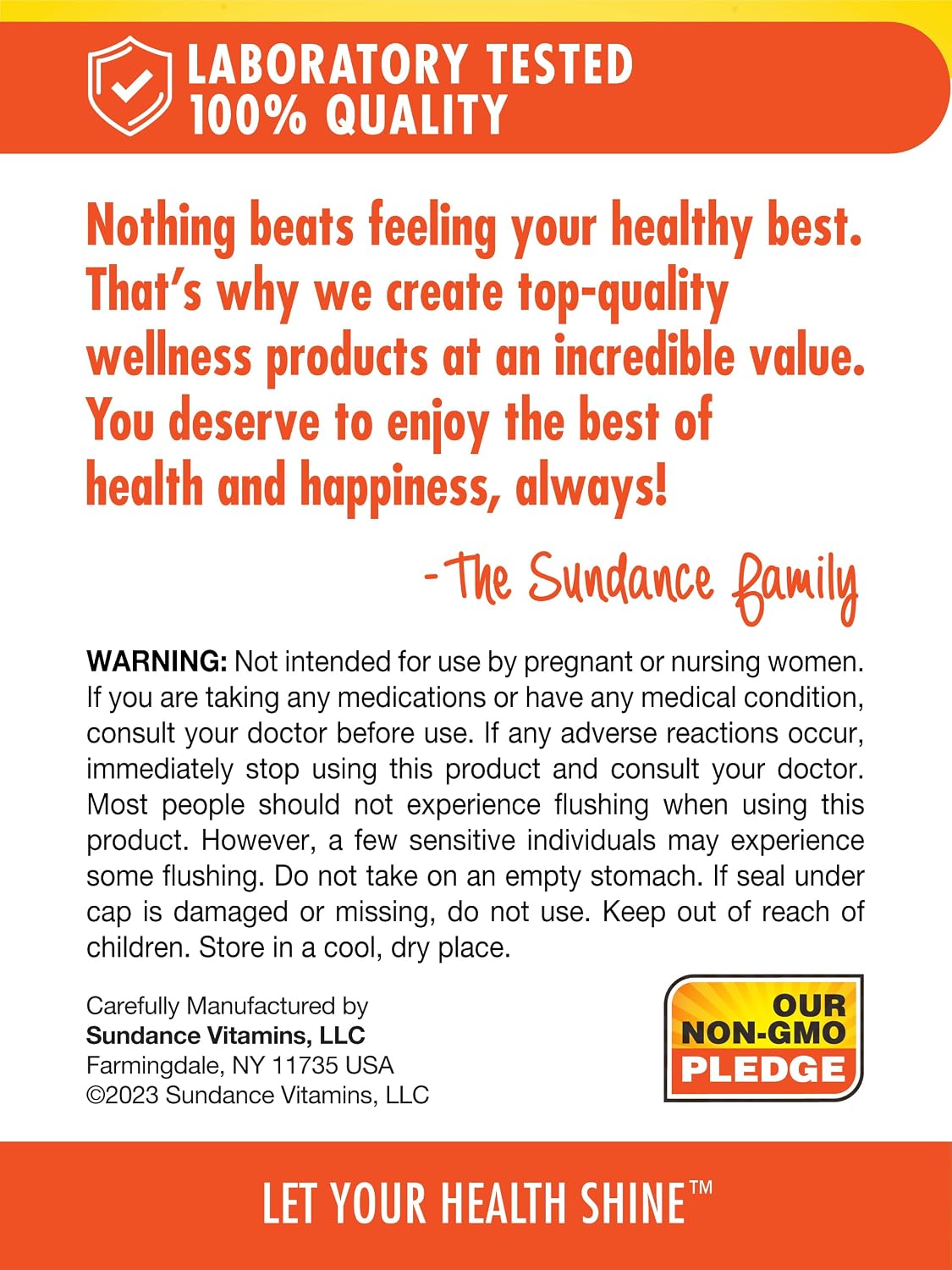 Sundance Niacin 500mg Flush Free | 50 Capsules | Inositol Hexanicotinate | Non-GMO & Gluten-free Supplement - görsel 5