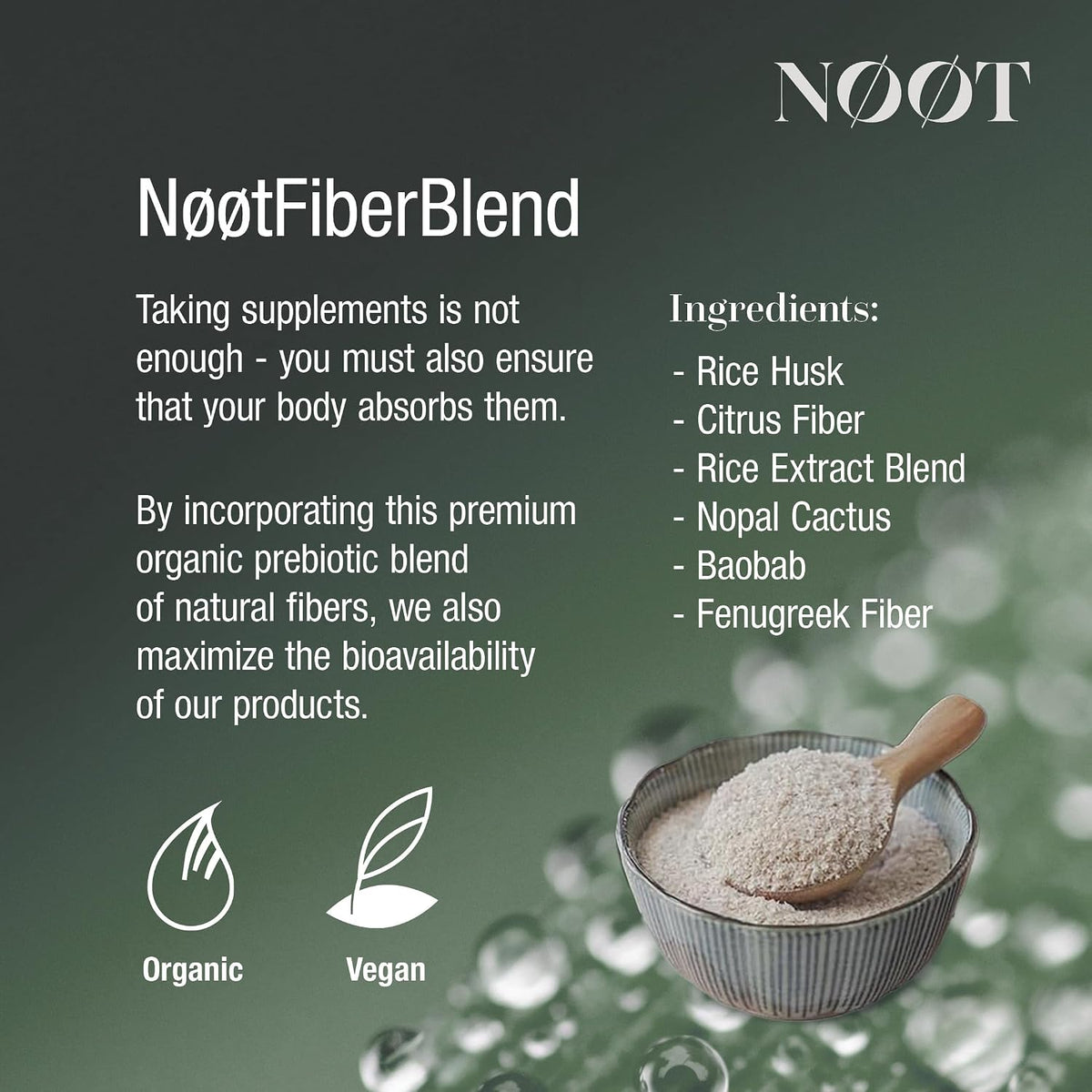 NOOT Conception & Female Fertility Support – Fertility Supplements for Hormonal Balance with Myo-Inositol, D-Chiro Inositol, Shatavari, Vitex & CoQ10, Vegan Formula for Women & Future Mum – 60 Capsules - görsel 8