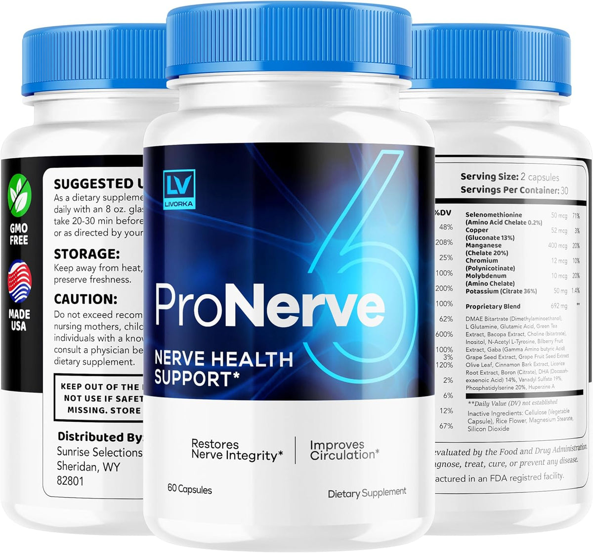ProNerve6 Advanced Formula – Focus Health Support Food Supplement, 1-Month Supply - görsel 4