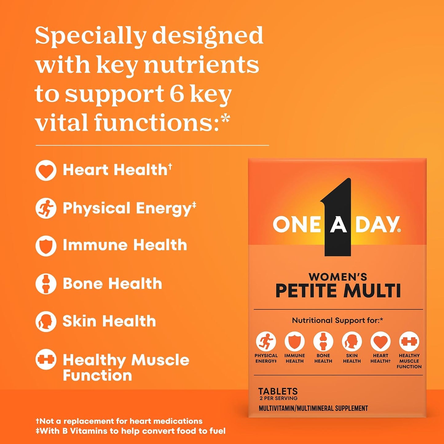One A Day Women’s Petites Multivitamin Tablets (160 Tablets) - görsel 3