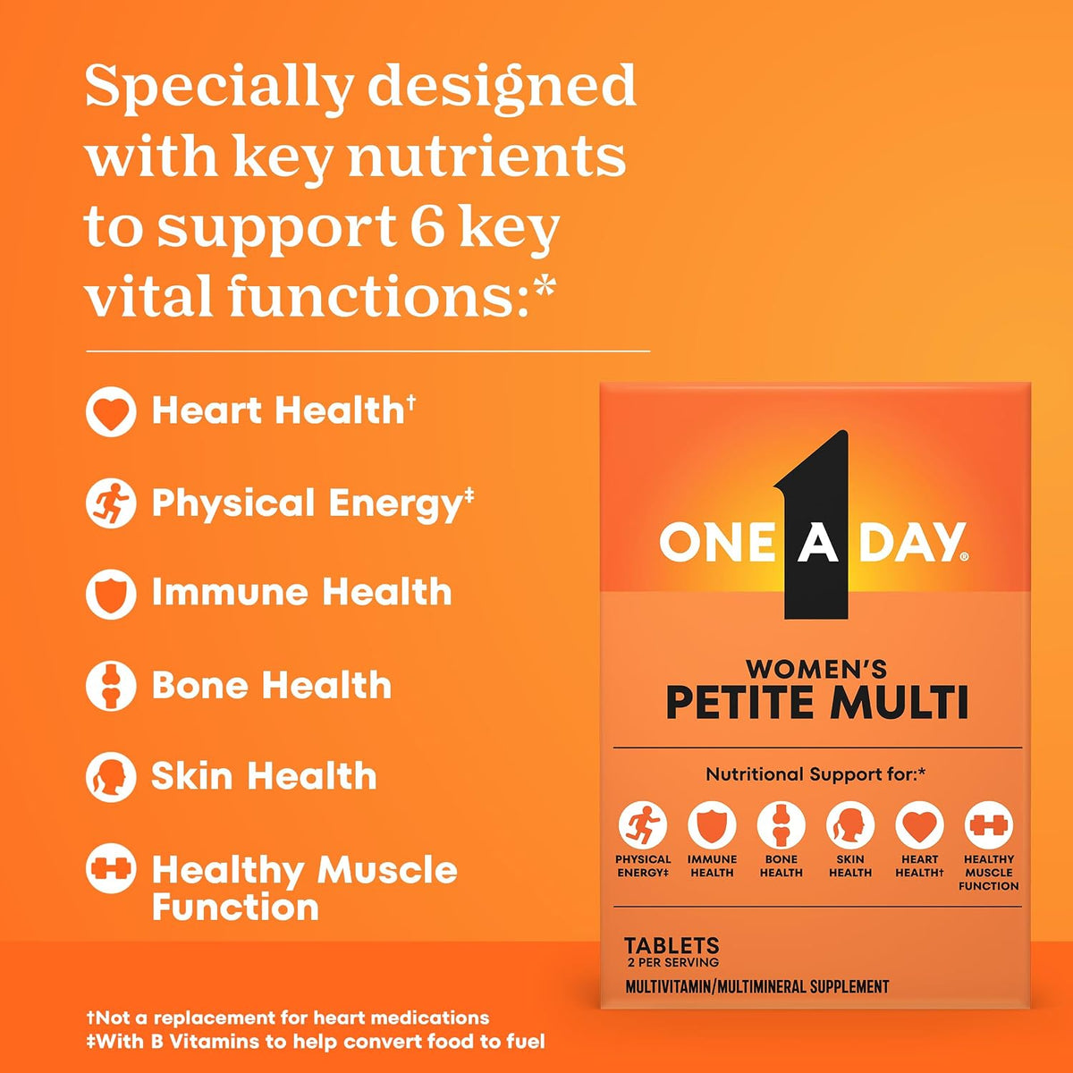 One A Day Women’s Petites Multivitamin Tablets (160 Tablets) - görsel 3