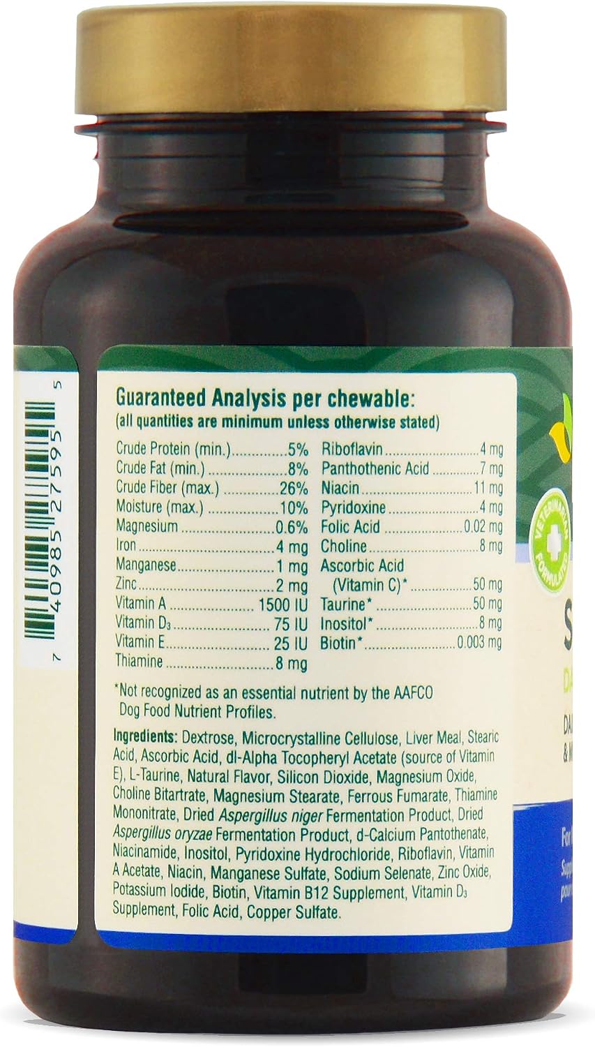 Petnc Senior Multi Chewable Tablets (60) - Daily Multivitamin & Multimineral for Mature Dogs, Liver Flavour - görsel 5