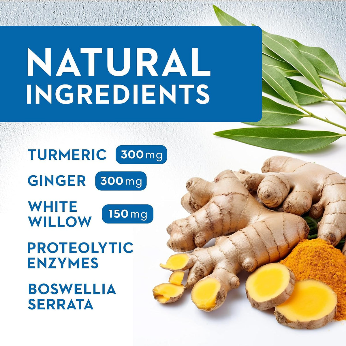 Vitaminerals® 121+ Inflamax® Plus | Quercetin | Proteolytic Enzymes | Ginger | Turmeric | Veg Caps (120) - görsel 2