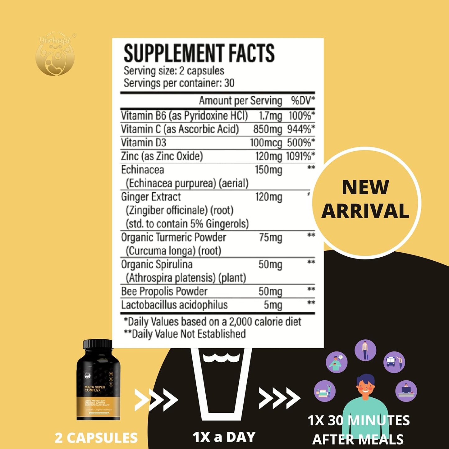 Yerbafit Defence Support 10-in-1 Immune Booster - görsel 4