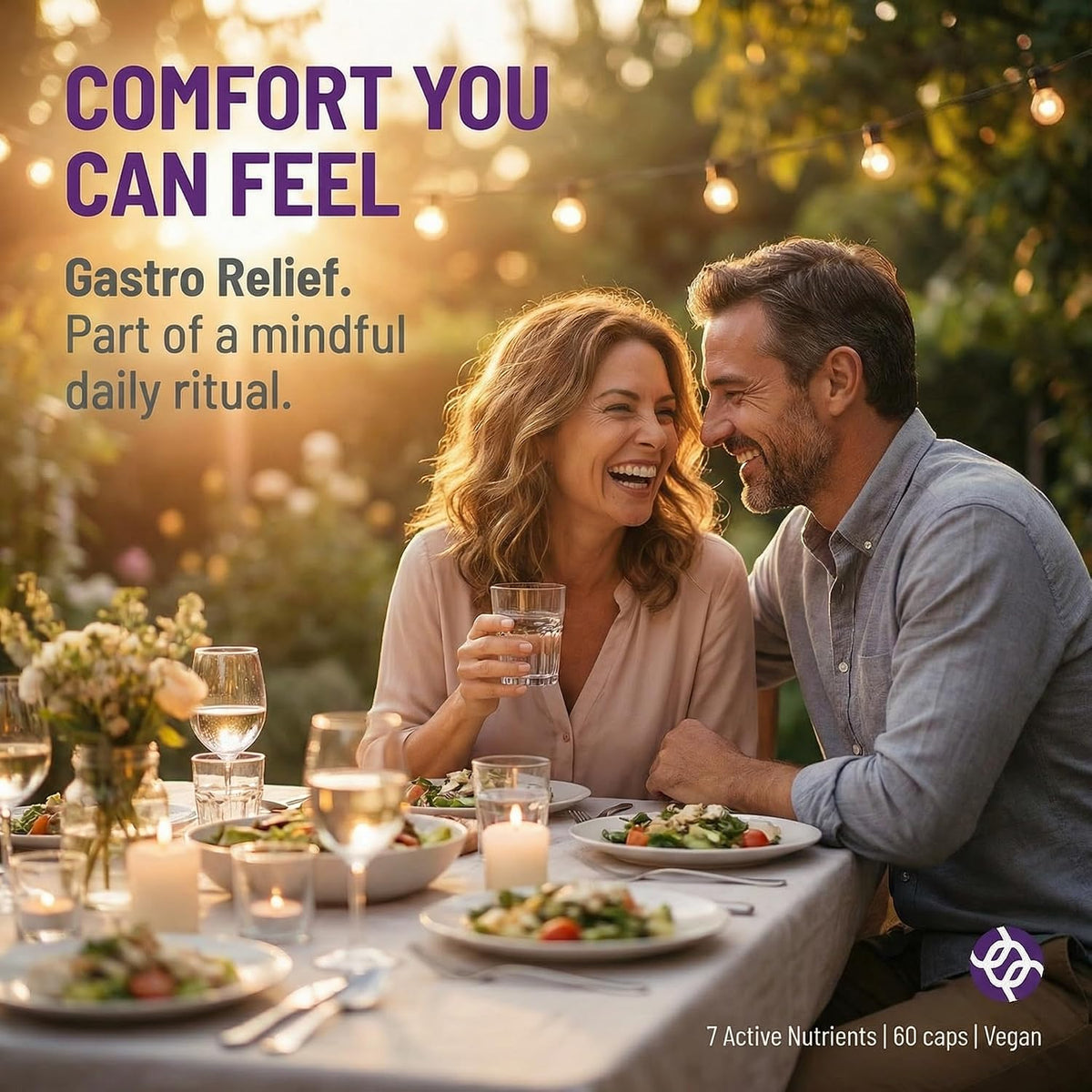 AOR Gastro Relief 60 Vegan Capsules, 30-Day Supply - görsel 6