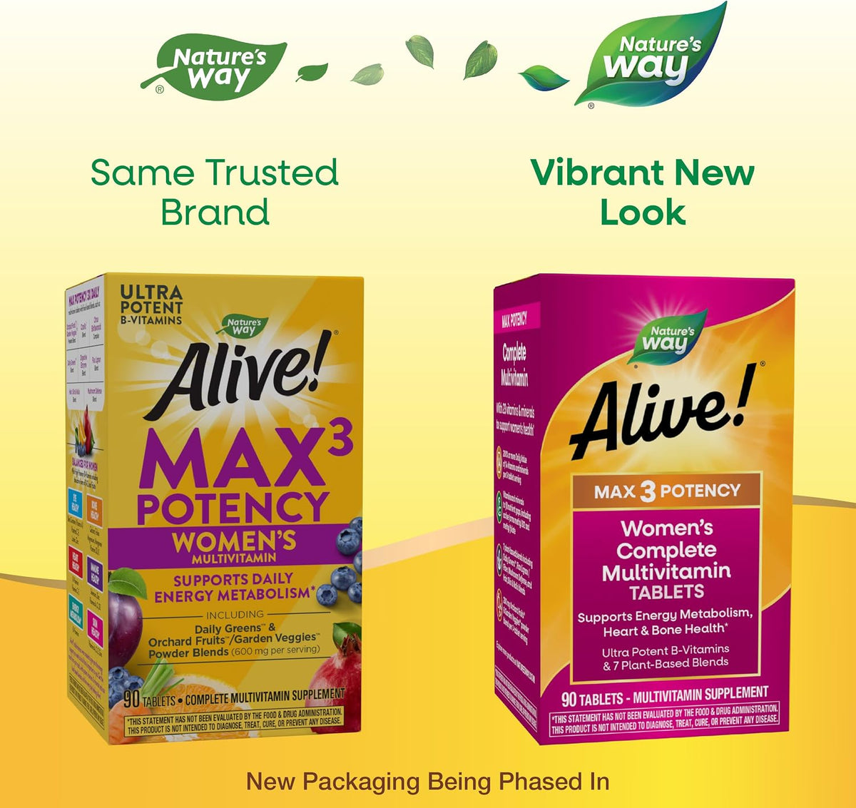 Nature's Way Alive! Max3 Potency Women's Complete Multivitamin, 90 Tablets - görsel 2