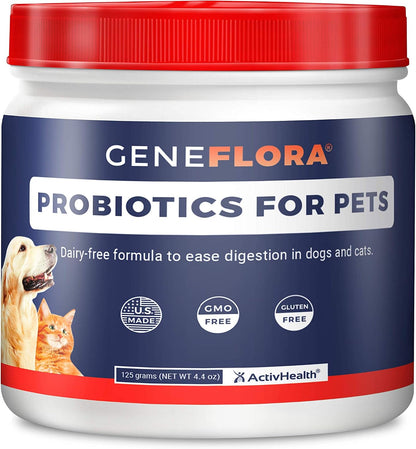 Geneflora Digestive Enzymes, Prebiotics & Probiotics for Dogs