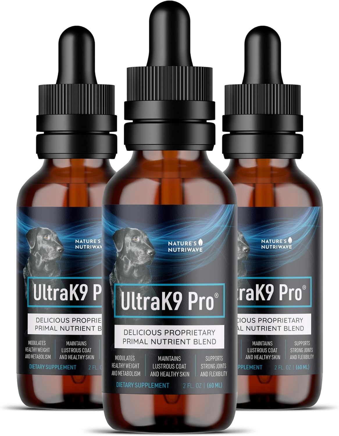 UltraK9 Pro Drops for Dogs – 9-Nutrient Formula – 60ml, 3 Month Supply - görsel 1