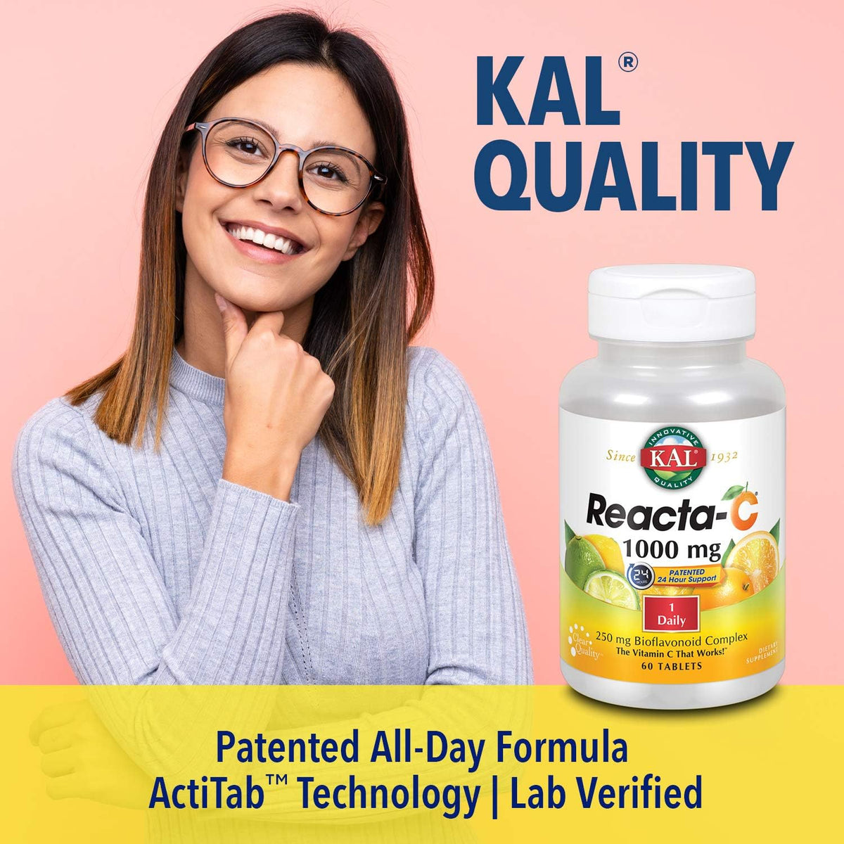 KAL Reacta-C with Bioflavonoids Tablets, 60 - görsel 4