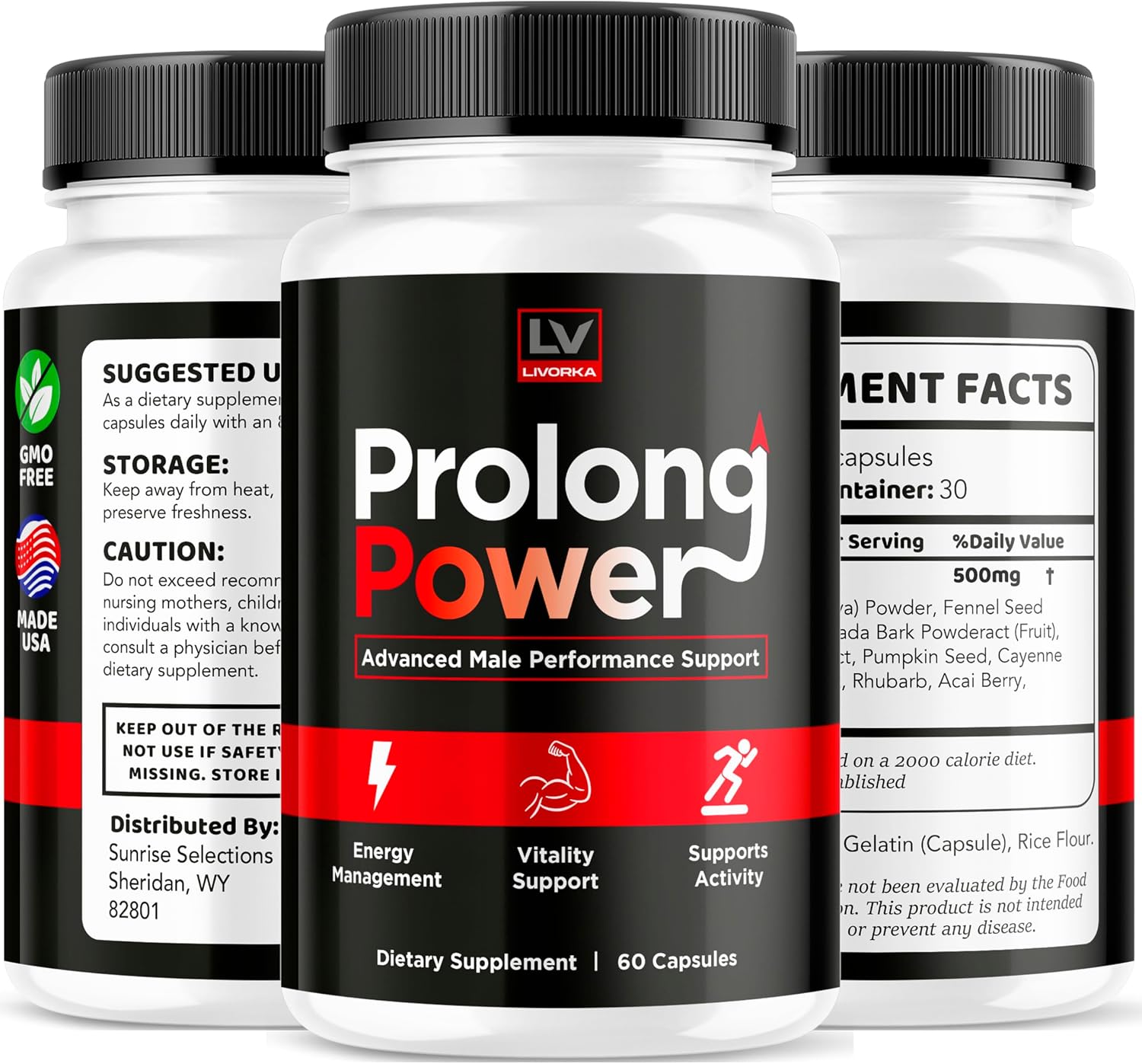 Prolong Power Pills for Men - 60 Capsules - görsel 8