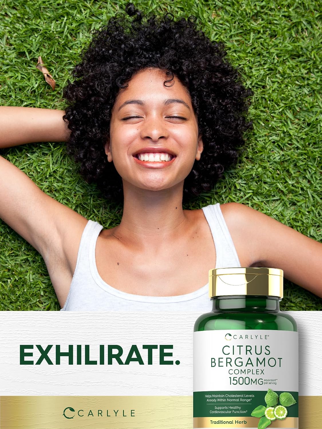 Carlyle Citrus Bergamot Supplement | Extract Complex | 120 Capsules | Non-GMO, Gluten-free - görsel 7
