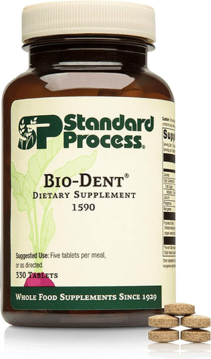 Standard Process Bio-Dent – Skeletal Health Food Supplement, 800 Tablets
