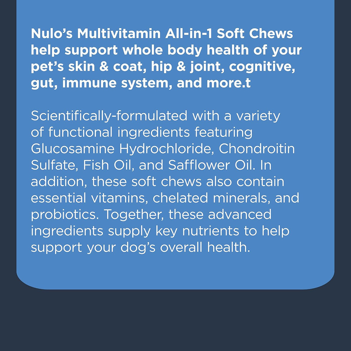 Nulo Advanced Multifunctional All-in-1 – Skin & Coat Support: Contains EPA and DHA omega-3 fatty acids, which help – Image 6